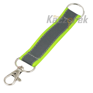 Klíčenka 243 - 20 mm - selektivní neon s reflektorem - krátká (kroužek na klíče)